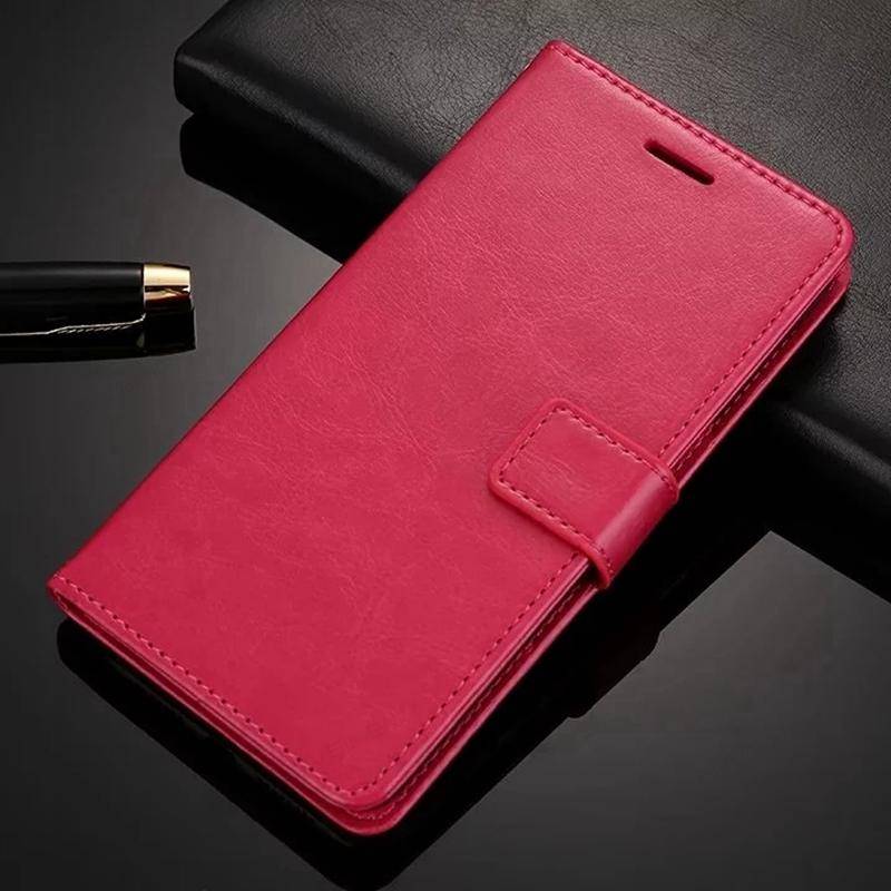 Klassischer Buchstil Stand Flip Wallet Leder Handyhülle Kartenfach für Samsung Galaxy A05 A15 A25 A35 A55 A24 A34 A54 5G A53 5G Redmi Note 13 Pro Samsung M33 rosa von Joom DACH