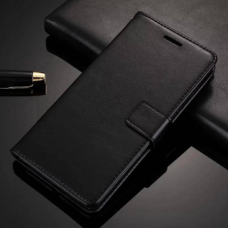 Klassischer Buchstil Stand Flip Wallet Leder Handyhülle Kartenfach für Samsung Galaxy A05 A15 A25 A35 A55 A24 A34 A54 5G A53 5G Redmi Note 13 Pro Samsung S21 FE schwarz von Joom DACH