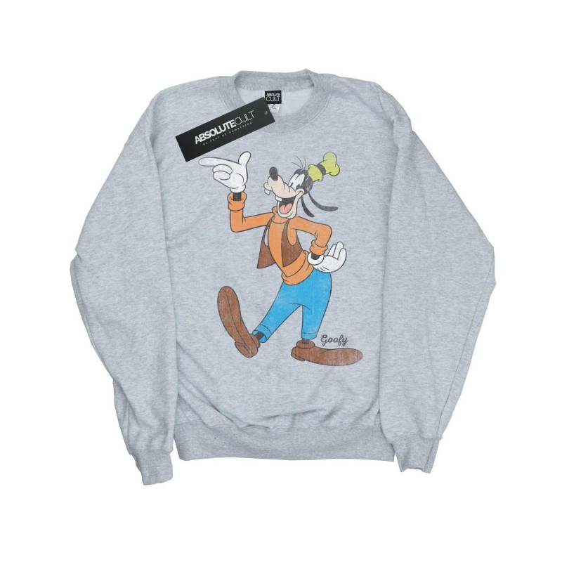 Klassisches Disney-Mädchen-Sweatshirt „Goofy“. 9-11 Years grau von Joom DACH