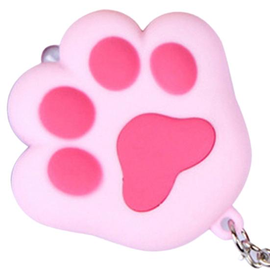 Klaue Plüsch Ball Anhänger Frauen LED Auto Schlüsselanhänger Schlüsselanhänger Dekoration rosa von Joom DACH