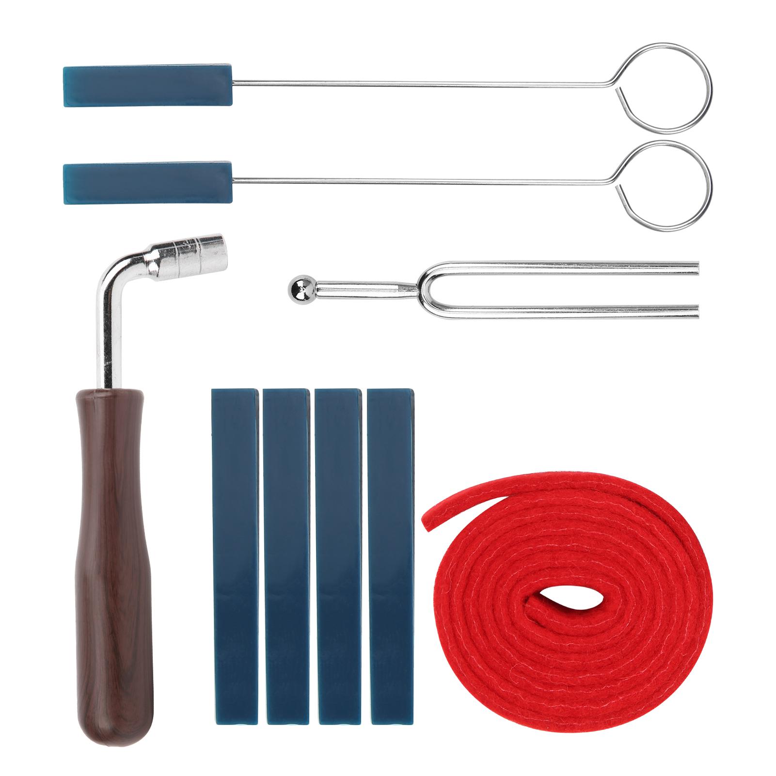 Klavierstimmset Werkzeug Dämpfer Schlüssel Gabel Hebel Filz Temperamentstreifen Kits Reparaturzubehör von Joom DACH