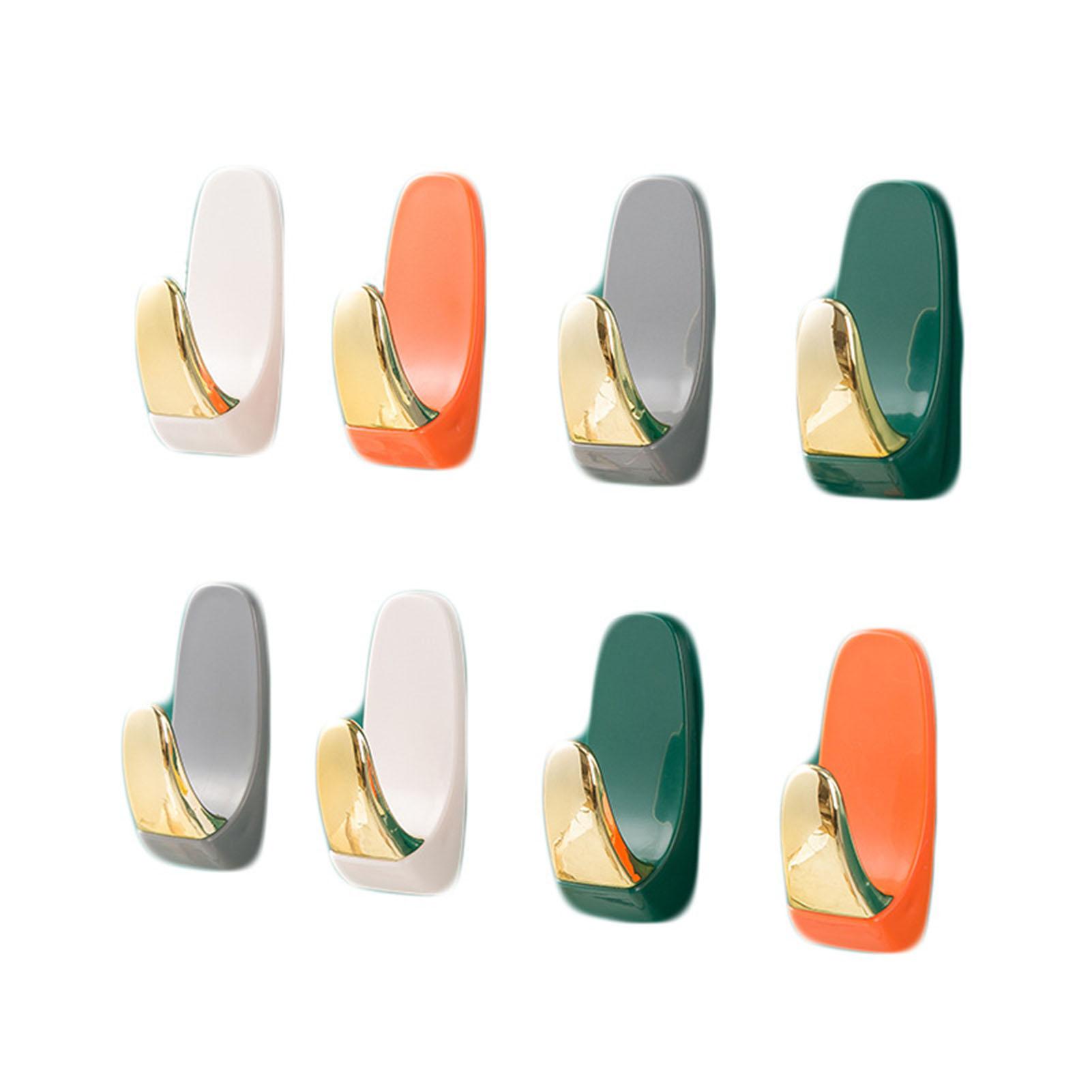 Klebehaken Sortierte Farbe Starke Tragfähigkeit Selbstklebend Kleider Handtuch Taschenhaken für Badezimmer von Joom DACH