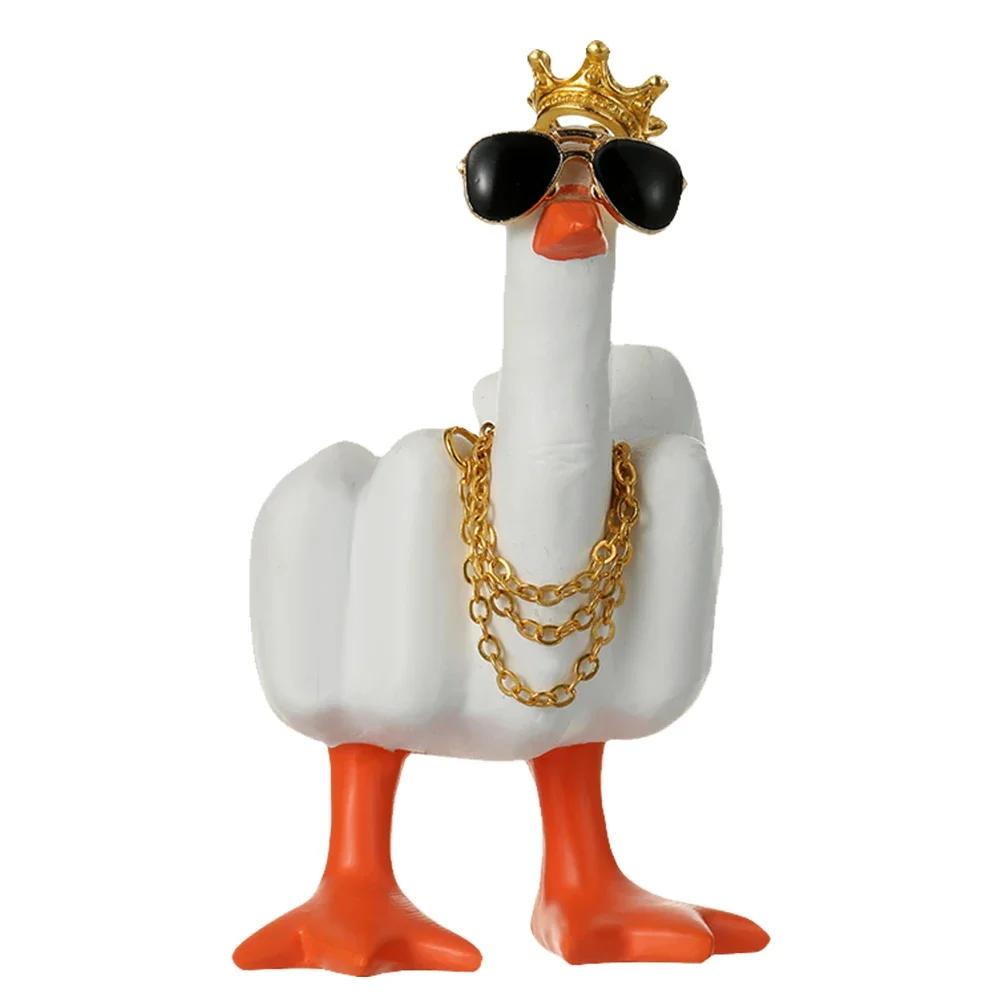 Kleine Ente Dekor Lustige kleine Ente Figur Ornament Dekor Skulptur Harz Handwerk Mittelfinger Desktop Ornament Für Home Decor weiß Kleine Ente Dekor Lustige kleine Ente Figur Ornament Dekor Skulptur Harz Handwerk Mittelfinger Desktop Ornament Für Home Decor weiß von Joom DACH