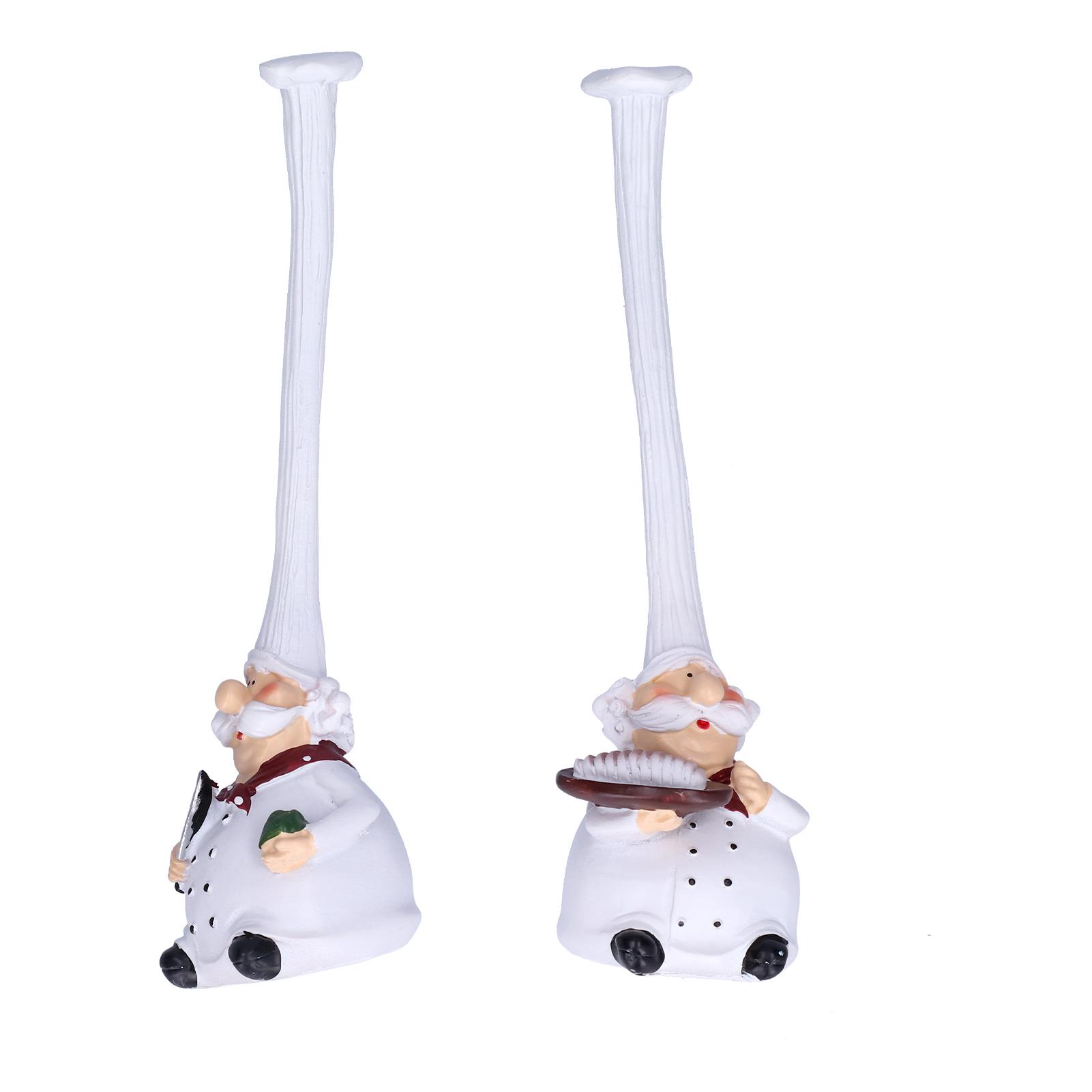 Kleine Harz Chef Figurine Skulptur Desktop Ornamente für Schlafzimmer Küche Esszimmer von Joom DACH