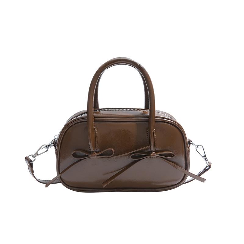 Kleine Tasche Damen Neu Vielseitige Lässige Umhängetasche Mode Handtasche braun von Joom DACH