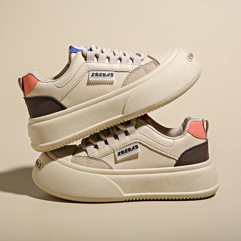 Kleine weiße Schuhe Damen Neu Frühling Student Vielseitig Lässig Ins Trendschuhe Plateau Mode Board Schuhe 40 von Joom DACH