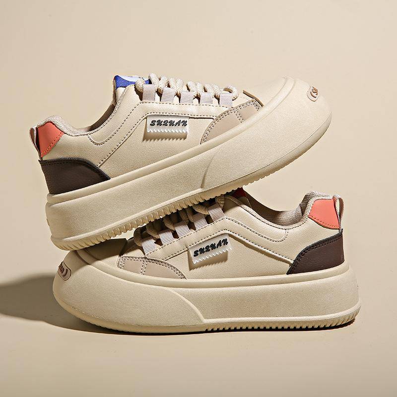 Kleine weiße Schuhe Damen Neu Frühling Student Vielseitig Lässig Ins Trendschuhe Plateau Mode Board Schuhe 40 von Joom DACH