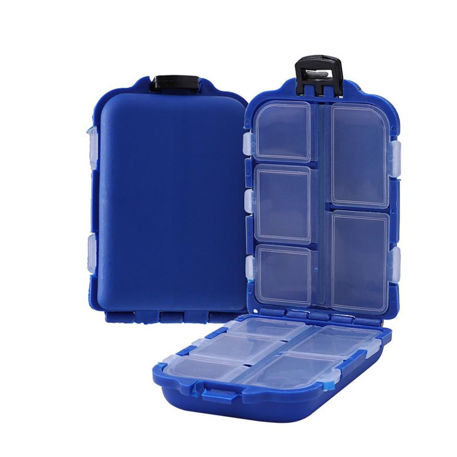 Kleiner Angelgerät-Box-Organizer, 1 Stück, Mini-Angelgerät-Box, Kunststoff-Angel-Organizer, Angelgerät-Aufbewahrungsbehälter, Kajak-Fliegenboxen von Joom DACH