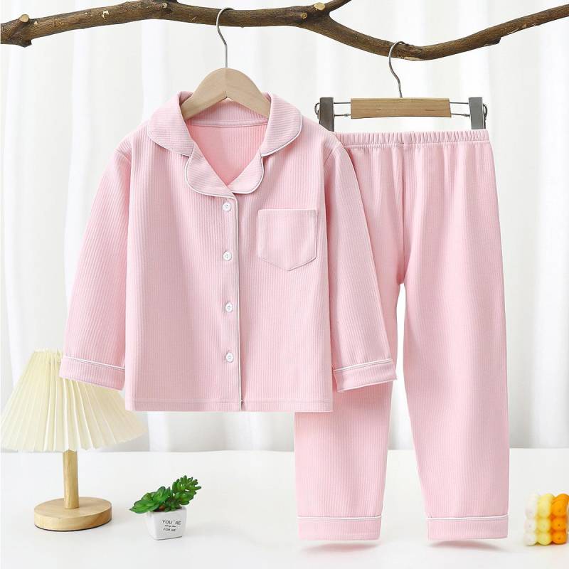 Kleinkind Baby Kinder Unisex Casual Pyjama Anzug Junge Langarm Fronttasche Revers Tops + Lange Hosen Mädchen Pyjama Sets 1-16 Jahre 90 rosa Kleinkind Baby Kinder Unisex Casual Pyjama Anzug Junge Langarm Fronttasche Revers Tops + Lange Hosen Mädchen Pyjama Sets 1-16 Jahre 90 rosa von Joom DACH