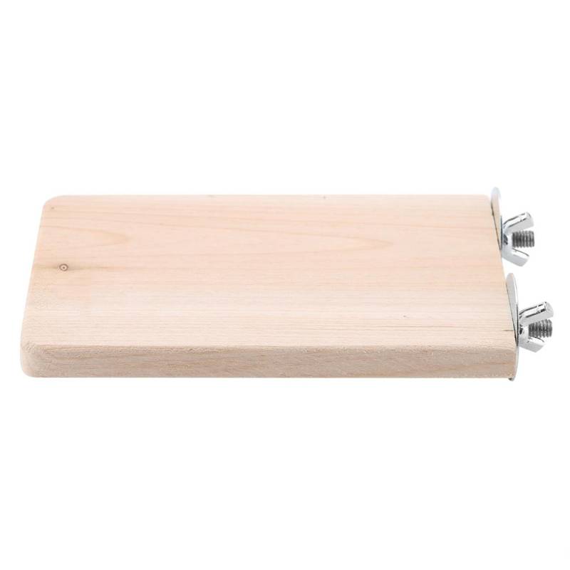 Kleintier Naturholz Ständer Plattform Spielzeug Rechteckiges Holz Sprung Kletter Sprungbrett Spielzeug von Joom DACH