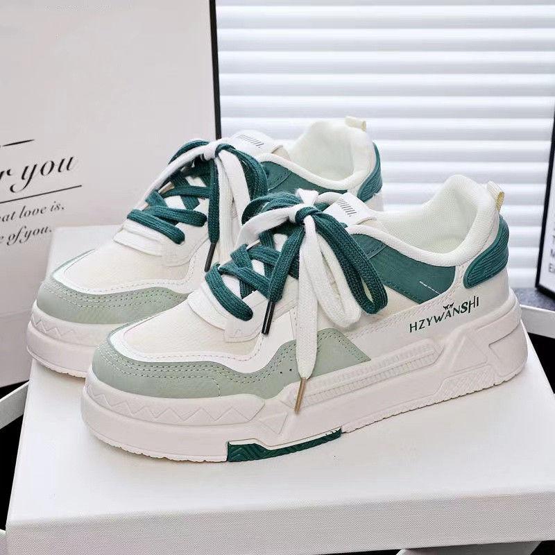 Klobige weiße Plateau-Sneaker Frühling Neu Sport Vielseitig Damen High-Top Luxus Designer-Marke Hochwertige Schuhe für Damen 40 von Joom DACH