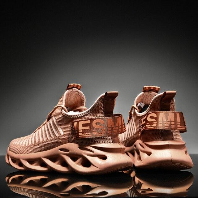 Klywoo Streetwear Hiphop Herren Freizeitschuhe Sport Leicht Trainer Zapatillas Hombre Mode Herren Sneaker Laufschuhe Übergröße 46 46 braun von Joom DACH