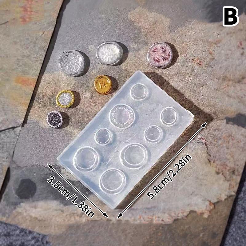 Knopf 3D Acrylform Nail Art Dekorationen DIY Design Silikon Nail Art Nägel Form Vorlage für Nagelanhänger Schnitzen Maniküre von Joom DACH