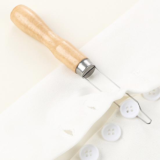 Knopfhaken-Helfer DIY Metallkleidung Hemdknopf-Befestigungsvorrichtung Anziehhilfe C von Joom DACH