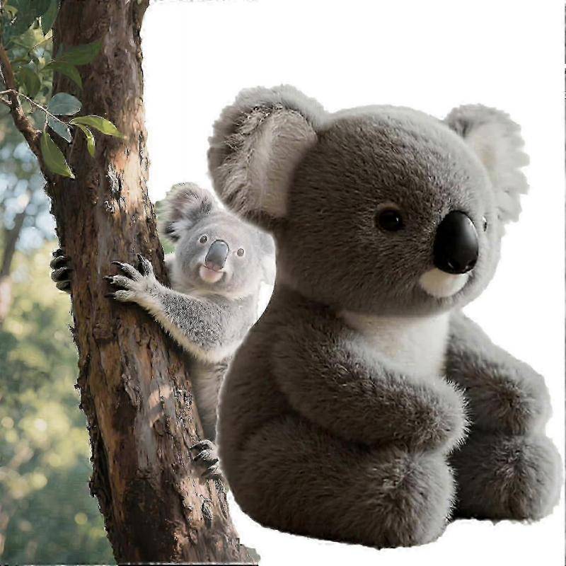Koalas - Der Koaly Emotional Healing On Demand, Koaly Plüschtier zur emotionalen Unterstützung, ahmt natürliche Bewegungen für realistischen Komfort nach, kuscheliges Stofftier 1PC von Joom DACH
