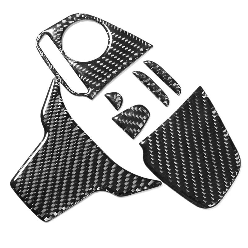 Kohlefaser Lenkrad Knopf Schalter Panel Zierabdeckung Passend für Honda Civic 10. FCFK von Joom DACH