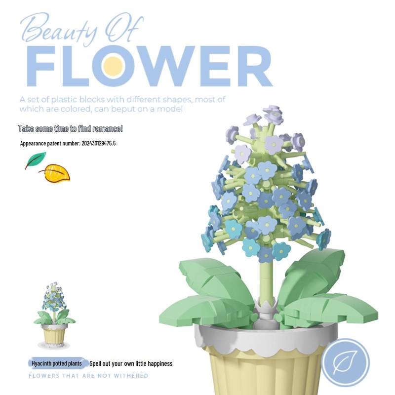 Kompatible Lego Sukkulenten Blume Bausteine - Topfpflanze Dekoratives Spielzeug Geschenk Outer Box: 75x38.5x56.5cm von Joom DACH