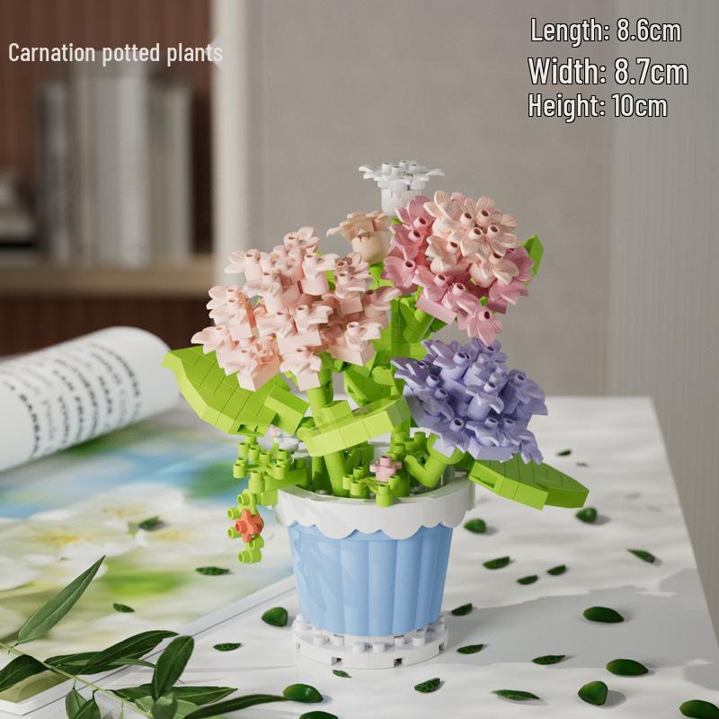 Kompatibles Lego Ewige Blume Valentinstag & Lehrertag Rose Puzzle Bauset von Joom DACH
