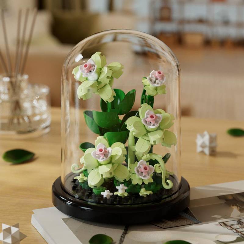 Kompatibles Lego Ewige Blume Valentinstag & Lehrertag Rose Puzzle Bauset von Joom DACH