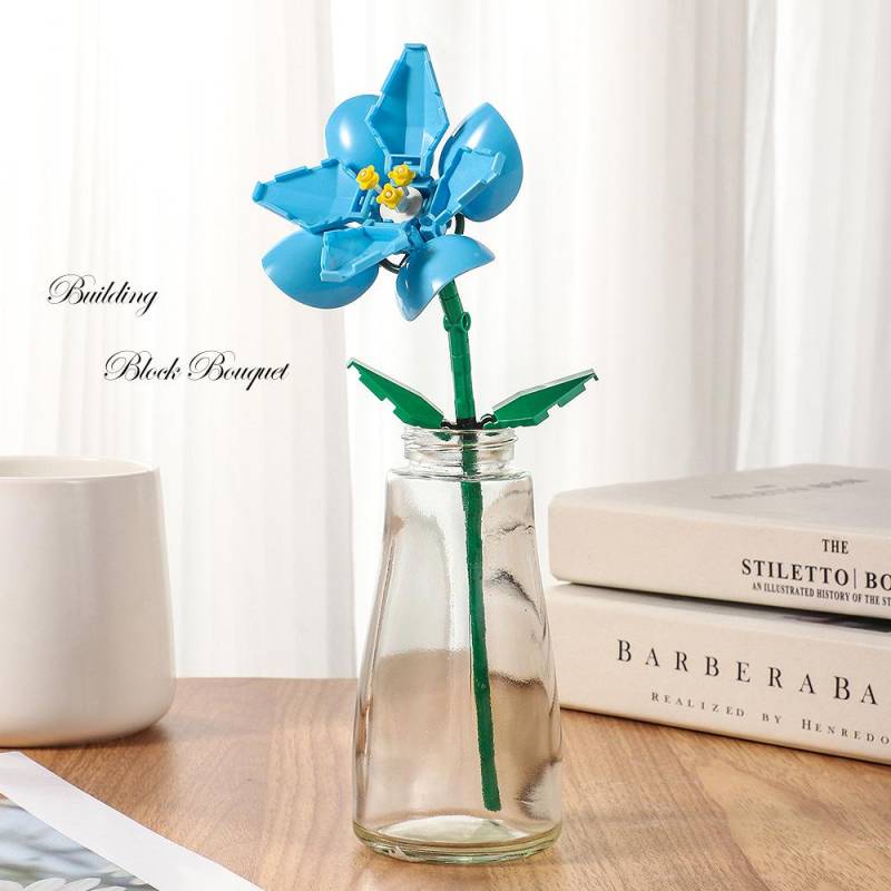 Kompatibles Lego Ewige Blume Valentinstag & Lehrertag Rose Puzzle Bauset von Joom DACH