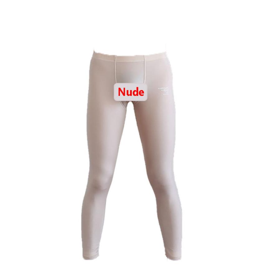 Kompressionsstrumpfhose für Herren, dehnbar, ultraelastisch, dünn, atmungsaktiv, Theraml-Hose, Leggings L nude von Joom DACH