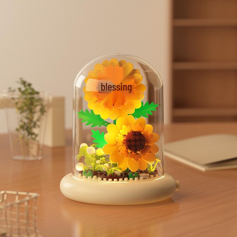 Konservierte Blume Lilie Rose Bausteine - Lego-kompatibel Valentinstag Geschenk Ornamente von Joom DACH