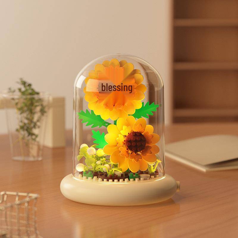 Konservierte Blume Lilie Rose Bausteine - Lego-kompatibel Valentinstag Geschenk Ornamente von Joom DACH