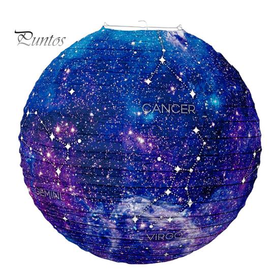 Konstellation Papier Laternen Auffällig Feine Verarbeitung Schaffen Atmosphäre Vielseitig Hängen Anhänger blau von Joom DACH