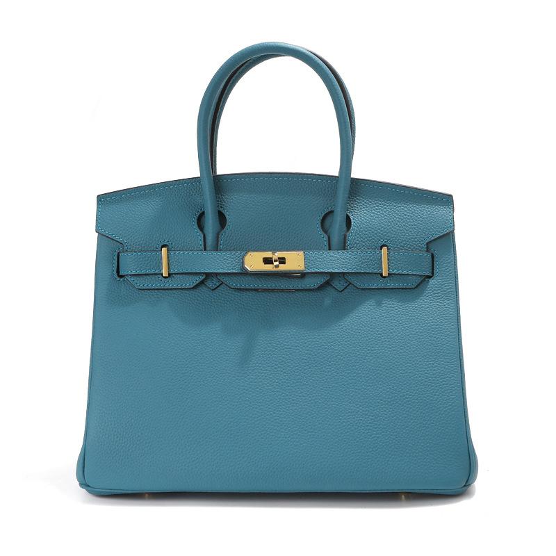 Kopfschicht-Rindsleder-Platin-Tasche, echtes Leder, Damentasche, große Kapazität, Handtasche, Damen, High-End-Sense, Pendler-Schultertasche 35CM strapless blau Kopfschicht-Rindsleder-Platin-Tasche, echtes Leder, Damentasche, große Kapazität, Handtasche, Damen, High-End-Sense, Pendler-Schultertasche 35CM strapless blau von Joom DACH