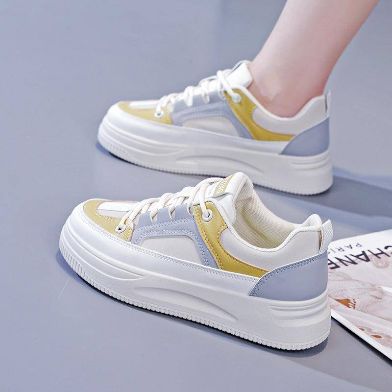 Koreanische Version der kleinen weißen Schuhe Frauen Herbst neue Studenten alle-Match-Farbe passende Turnschuhe flache Freizeitschuhe Frauen 40 von Joom DACH