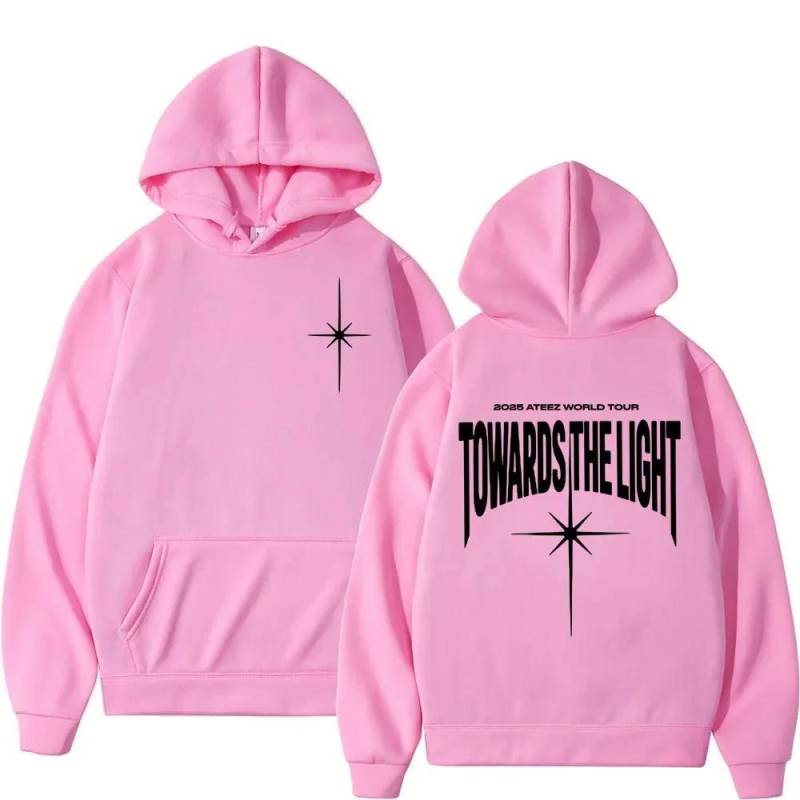 Koreanischer Kpop Ateez Welttournee Towards The Light Hoodie Herren Damen Mode Langarm Übergroße Sweatshirts Hoodies M von Joom DACH