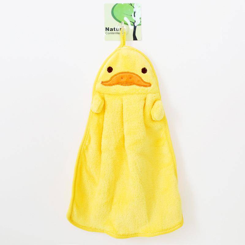 Koreanisches süßes Cartoon-Tier-Kinder-Mikrofaser-Handtuch zum Aufhängen von Joom DACH