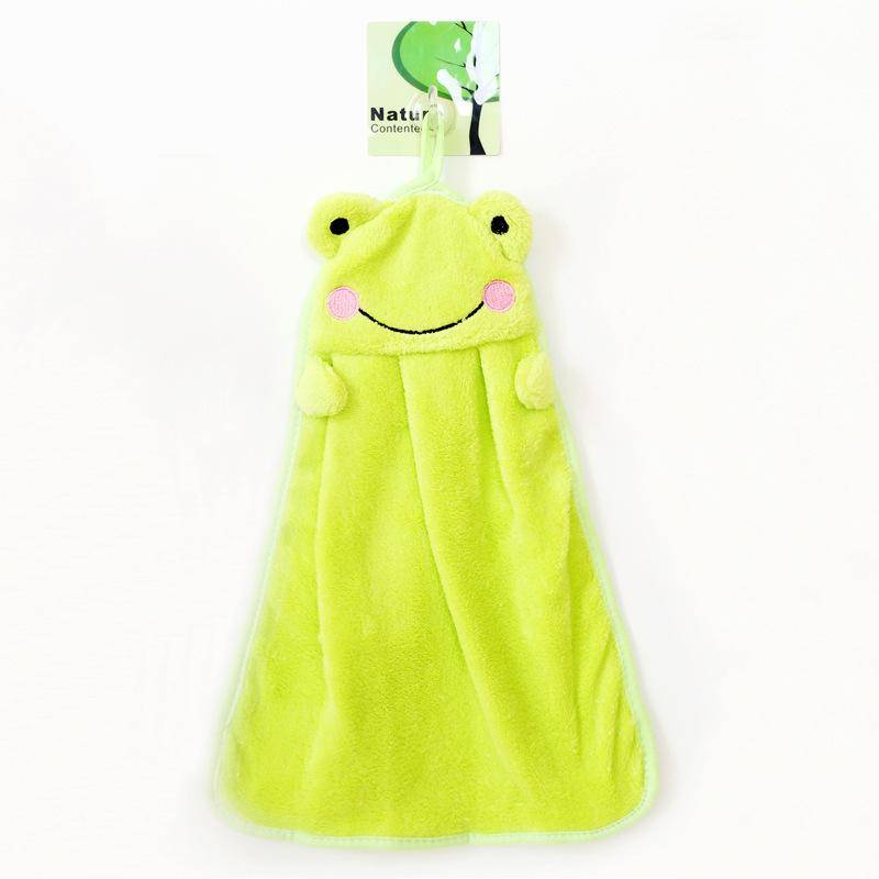 Koreanisches süßes Cartoon-Tier-Kinder-Mikrofaser-Handtuch zum Aufhängen von Joom DACH