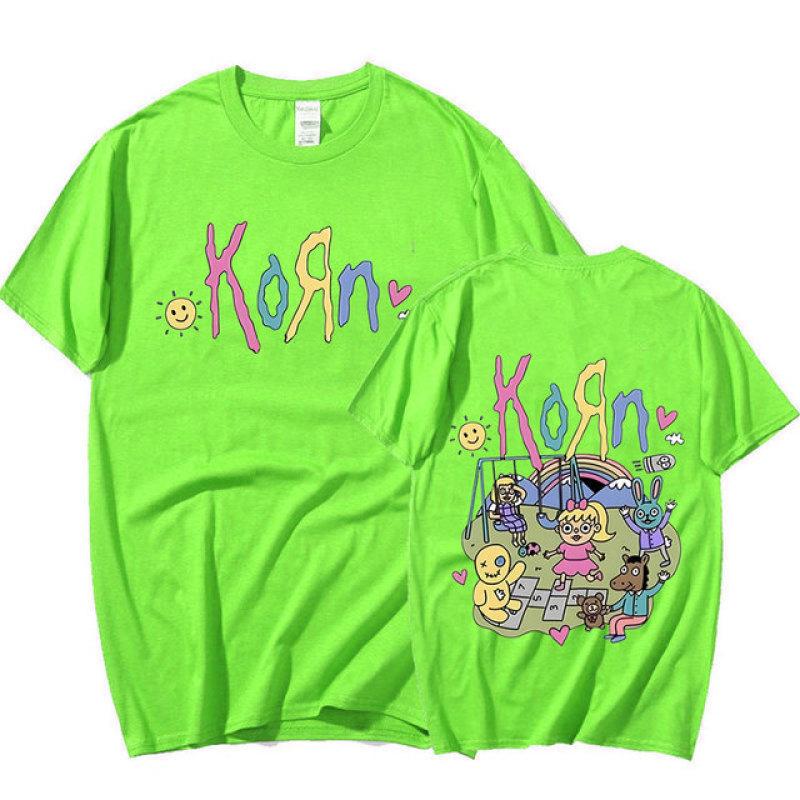 Korn Cartoon Rock Band Musik Album T Hemd männer Vintage Metall Gothic Übergroßen T-shirt Streetwear Sommer Kurzarm T Shirts XS Korn Cartoon Rock Band Musik Album T Hemd männer Vintage Metall Gothic Übergroßen T-shirt Streetwear Sommer Kurzarm T Shirts XS von Joom DACH