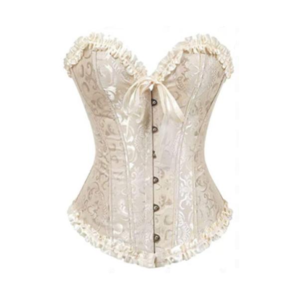 Korsett Bustier Mieder Damen Plus Size Satin Überbrust besticktes G-String Tops Korsett XXL Korsett Bustier Mieder Damen Plus Size Satin Überbrust besticktes G-String Tops Korsett XXL von Joom DACH