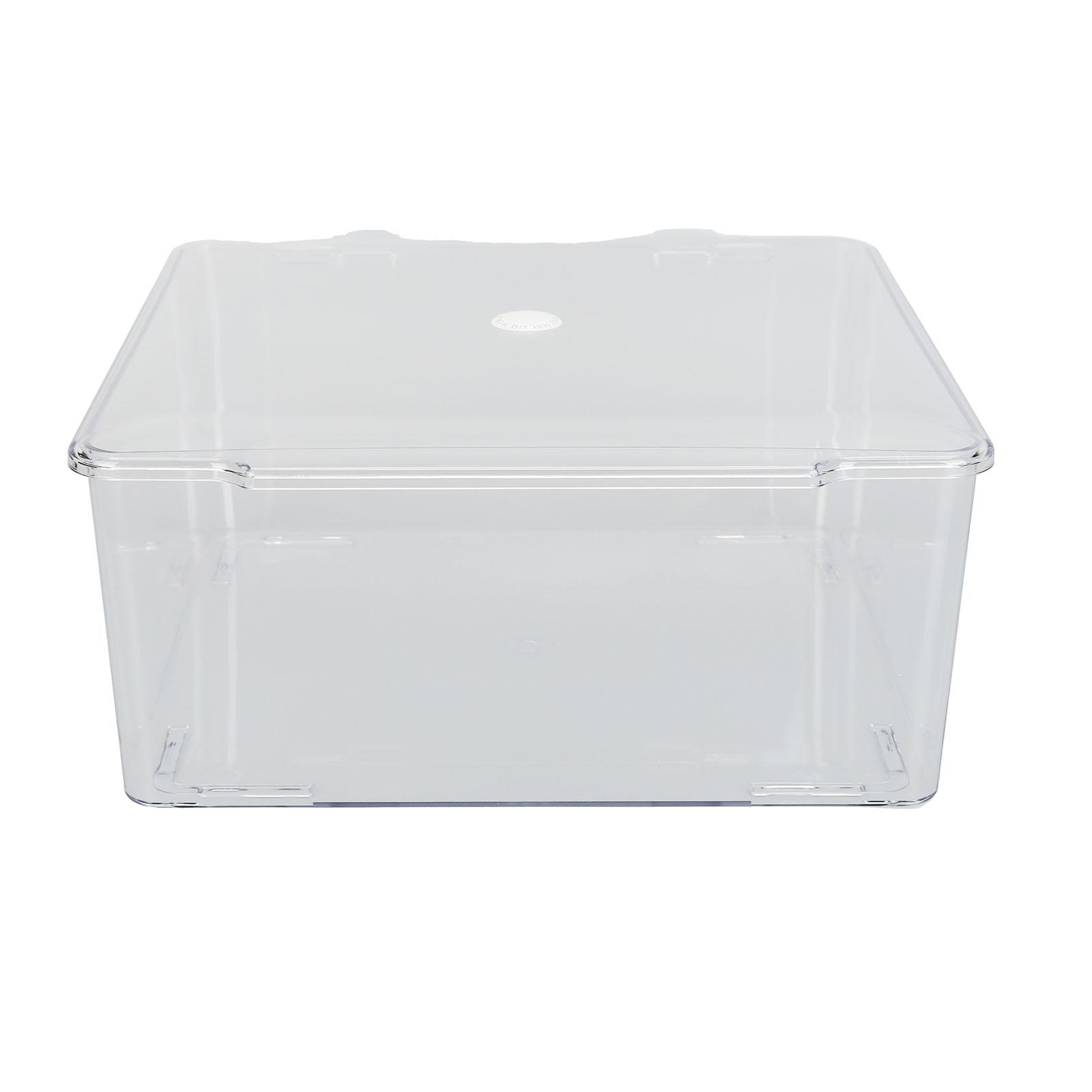 Kosmetik-Aufbewahrungsbox, Organizer-Box, Behälter mit Klappdeckel, staubdicht, große Kapazität, platzsparend reinfarbig Kosmetik-Aufbewahrungsbox, Organizer-Box, Behälter mit Klappdeckel, staubdicht, große Kapazität, platzsparend reinfarbig von Joom DACH