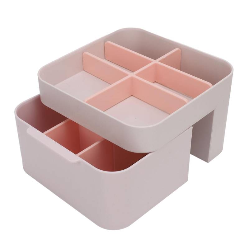 Kosmetik Aufbewahrungsbox Organizer mit Schublade Deckel Schreibtisch Arbeitsplatte Make-up Lippenstift Pinsel Etui von Joom DACH