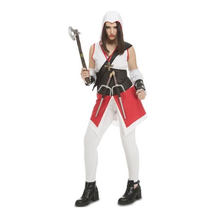 Kostüm weißer Killer für Damen - Disfrazzes - Kriegerin oder White Killer - Polyester - Innen - Erwachsener Kostüm weißer Killer für Damen - Disfrazzes - Kriegerin oder White Killer - Polyester - Innen - Erwachsener von Joom DACH