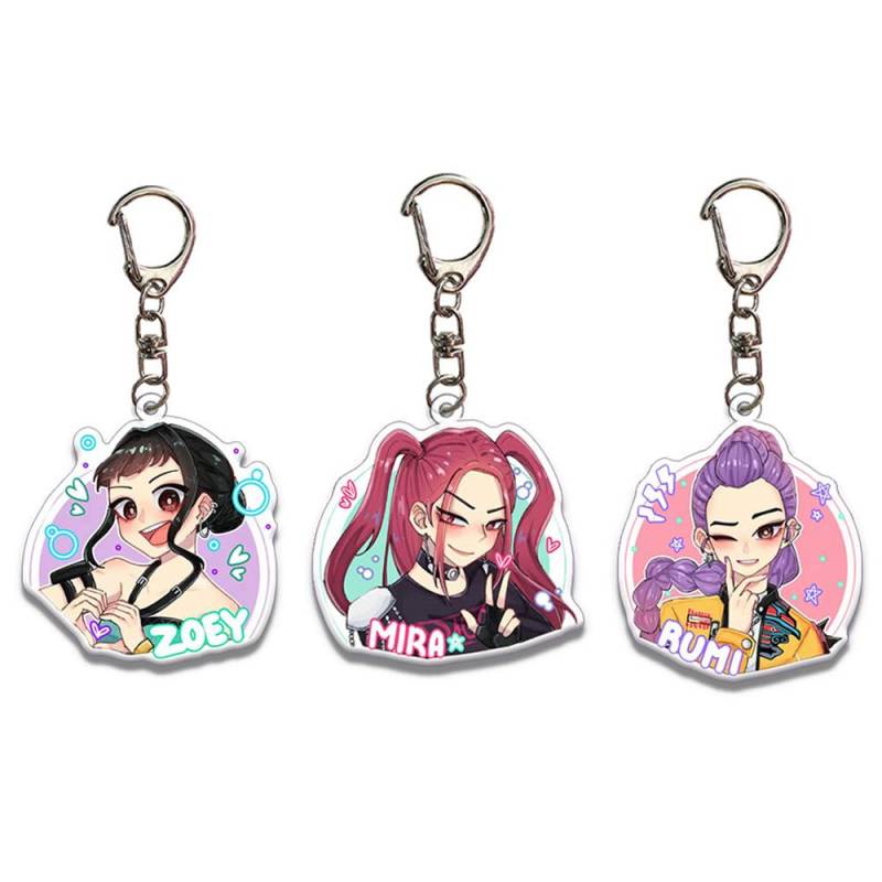 Kpop Dämonen Mädchen Huntrix Saja Jungen Schlüsselanhänger für Zubehör Tasche Marcus Rumi Zoey Jinu Ramen Ramyeon Schlüsselanhänger Schmuck Fans Geschenk von Joom DACH