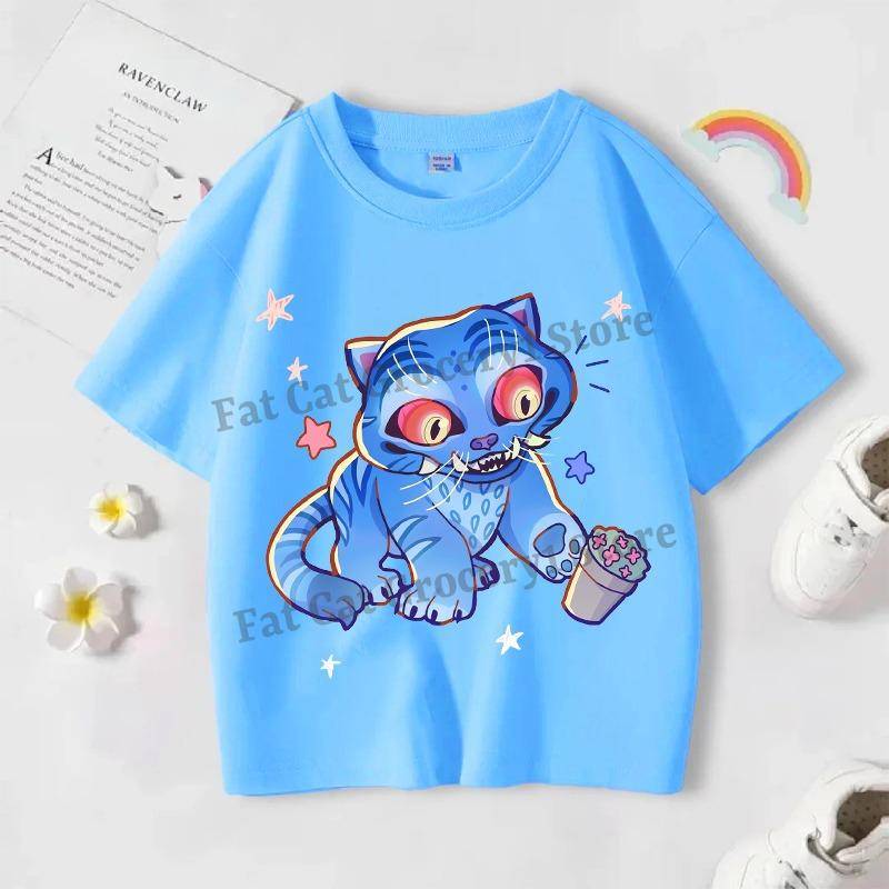 Kpop Dämonenjäger Baumwoll-T-Shirt Rumi Mira Zoey Anime Kinderkleidung Mädchen Jungen Sommer Kurzarm Kinder Mode T-Shirts Top Geschenk 150 von Joom DACH