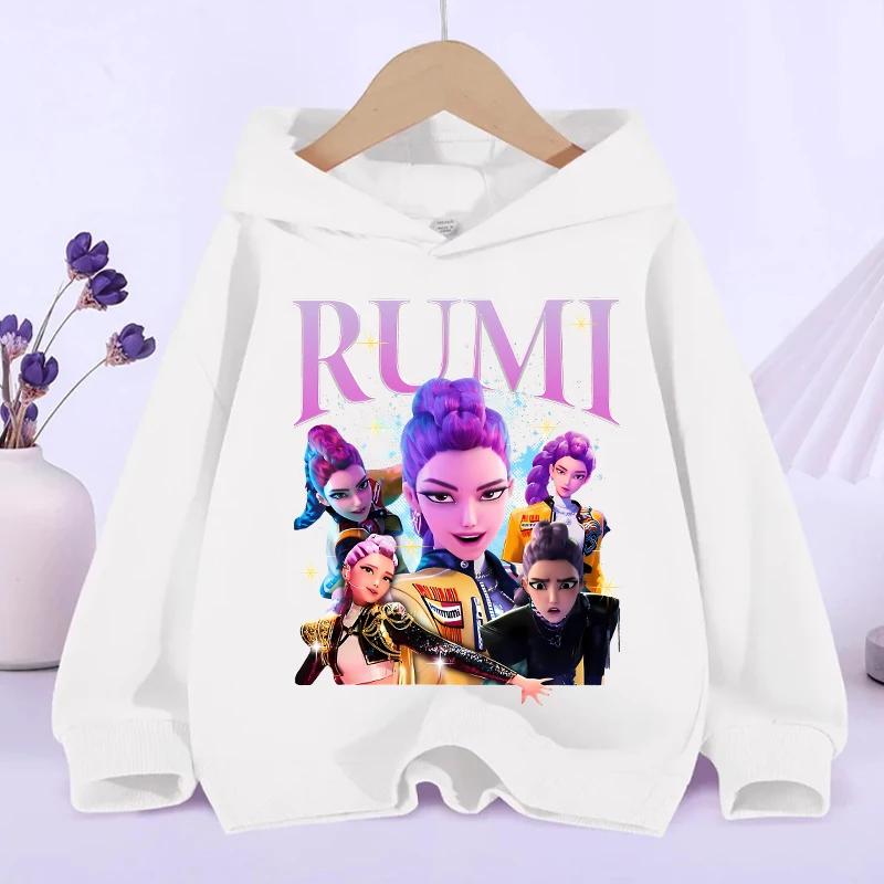 Kpop Dämonenjäger Bestseller Kinder Kawaii Irumi Mira Zoe Hoodie 2025 Herbst Winter Mode Lässige Mädchen Sportlicher Hoodie 130 von Joom DACH