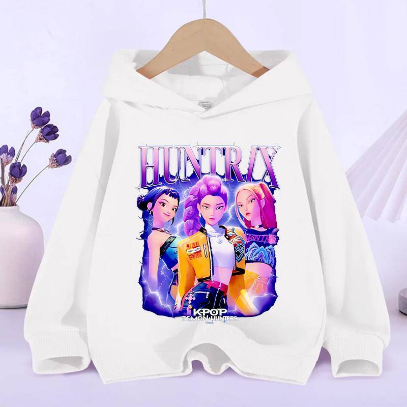 Kpop Dämonenjäger Bestseller Kinder Kawaii Irumi Mira Zoe Hoodie 2025 Herbst Winter Mode Lässige Mädchen Sportlicher Hoodie 150 von Joom DACH
