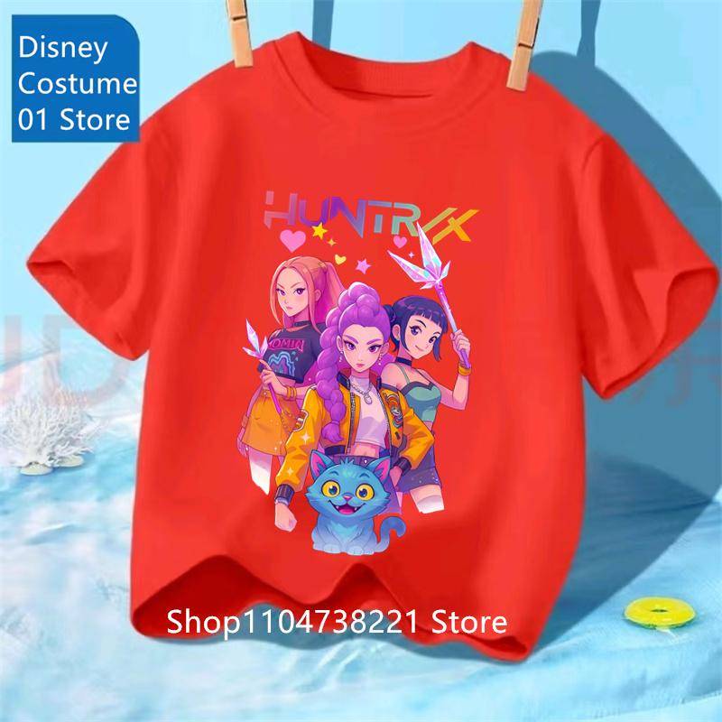Kpop Dämonenjäger Huntrix T-Shirts Für Kinder Jungen Mädchen Sommer Freizeit-Tops Kurzarm Grafik-Tees Kpop Dämonenjäger T-Shirt 140 Kpop Dämonenjäger Huntrix T-Shirts Für Kinder Jungen Mädchen Sommer Freizeit-Tops Kurzarm Grafik-Tees Kpop Dämonenjäger T-Shirt 140 von Joom DACH