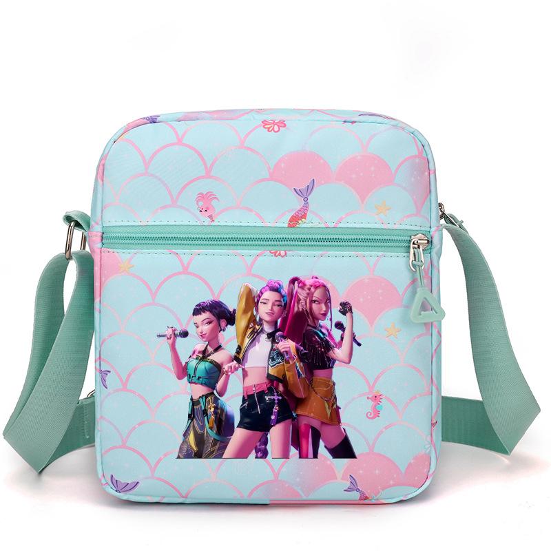 Kpop Dämonenjägerin Girlgroup Saja Boys Periphere Bedruckte Schultertasche Damen Umhängetasche Schultasche Studenten Campus Tasche von Joom DACH