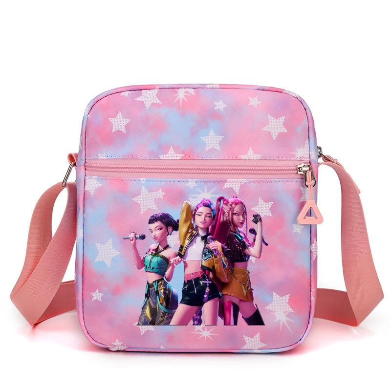 Kpop Dämonenjägerin Girlgroup Saja Boys Periphere Bedruckte Schultertasche Damen Umhängetasche Schultasche Studenten Campus Tasche von Joom DACH