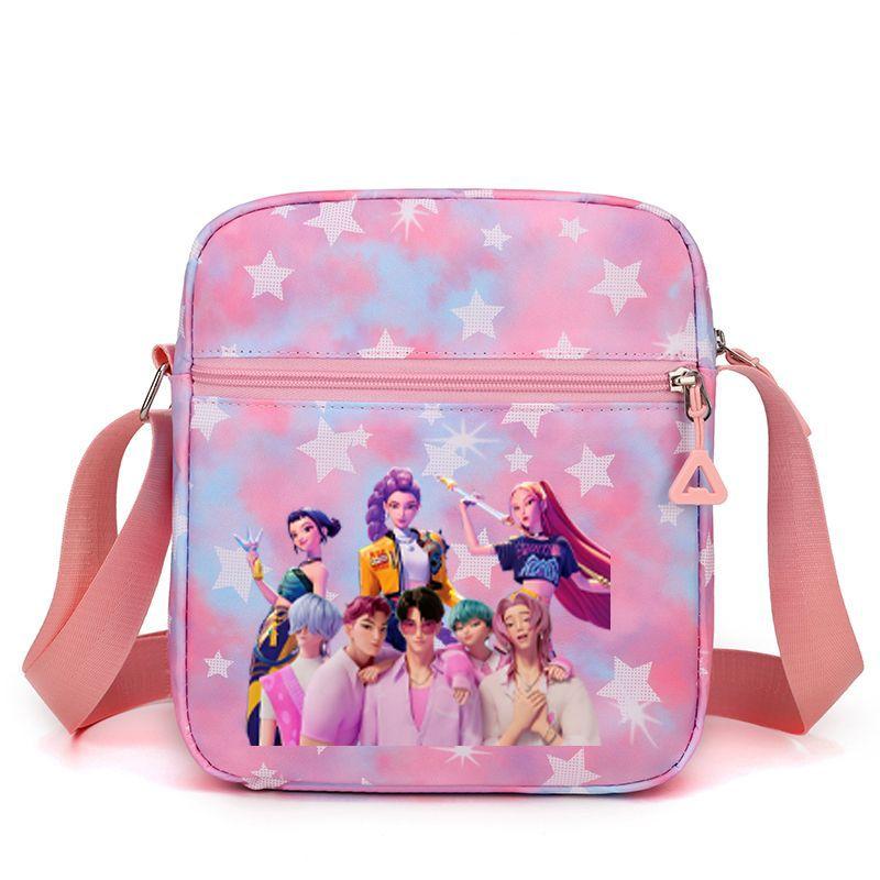 Kpop Dämonenjägerin Girlgroup Saja Boys Periphere Bedruckte Schultertasche Damen Umhängetasche Schultasche Studenten Campus Tasche von Joom DACH