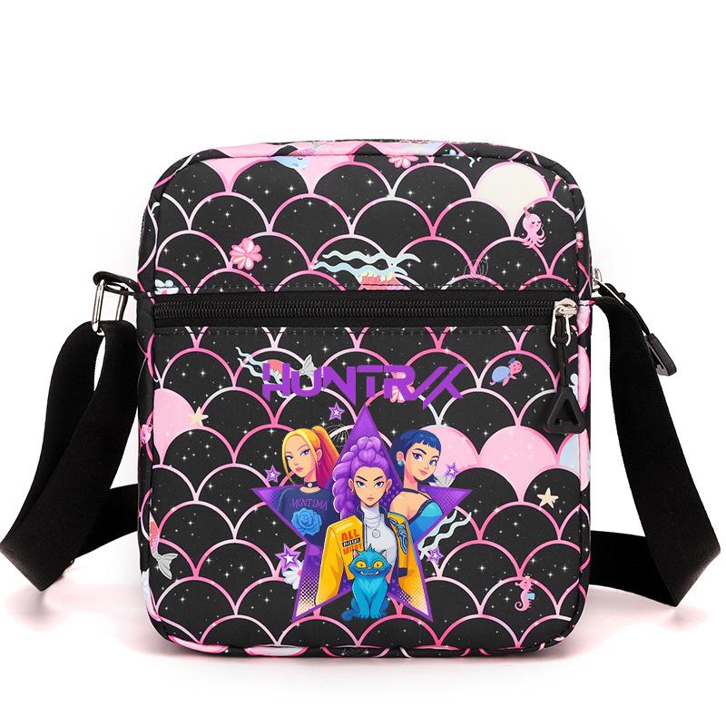 Kpop Dämonenjägerin Girlgroup Saja Boys Periphere Bedruckte Schultertasche Damen Umhängetasche Schultasche Studenten Campus Tasche von Joom DACH