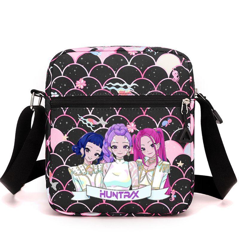Kpop Dämonenjägerin Girlgroup Saja Boys Periphere Bedruckte Schultertasche Damen Umhängetasche Schultasche Studenten Campus Tasche von Joom DACH