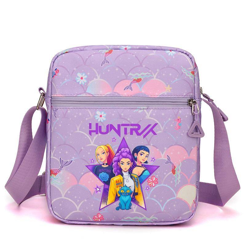Kpop Dämonenjägerin Girlgroup Saja Boys Periphere Bedruckte Schultertasche Damen Umhängetasche Schultasche Studenten Campus Tasche von Joom DACH