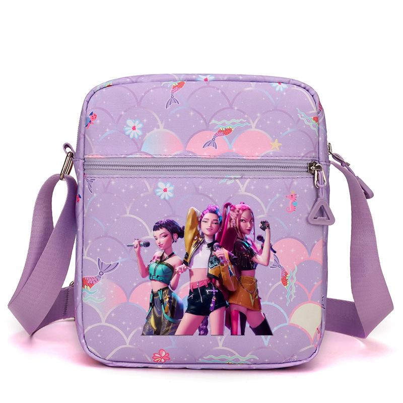 Kpop Dämonenjägerin Girlgroup Saja Boys Periphere Bedruckte Schultertasche Damen Umhängetasche Schultasche Studenten Campus Tasche von Joom DACH